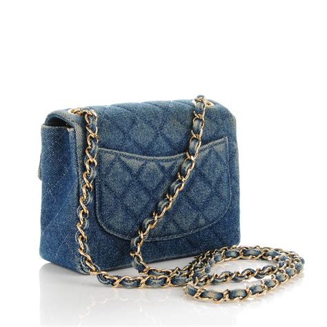 chanel denim bag mini